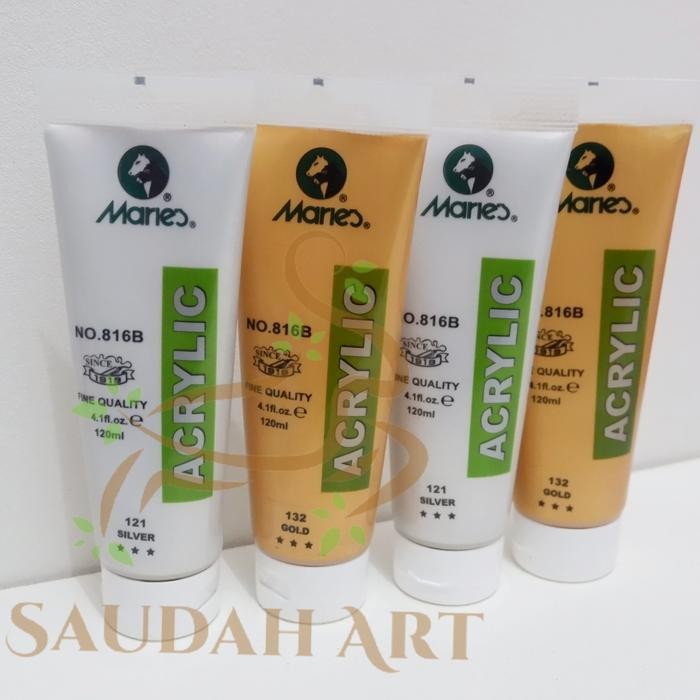 

Cat Acrylic/Akrilik Maries 120Ml Gold/Silver