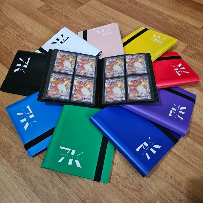 160PCS BUKU ALBUM KARTU CARD GAME POKEMON HOLDER DIGIMON MTG 7KILLINGS