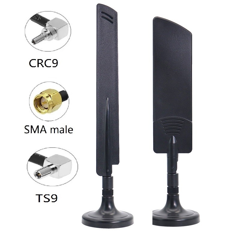IMPORT 5G CPE Pro Router Antenna 40DBi High Gain Strong Magnetic Sucker Antenna SMA/TS9/CRC9