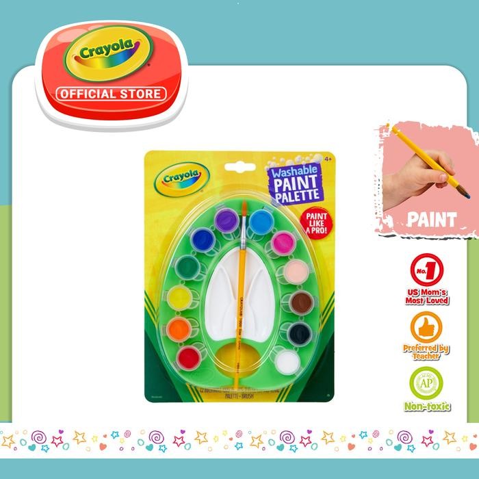

Cat Air Crayola Washable Kid'S Paint Palette