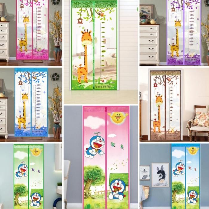 Tirai Magnet Anti Nyamuk- Tirai Pintu Magnet, Tirai Jendela A