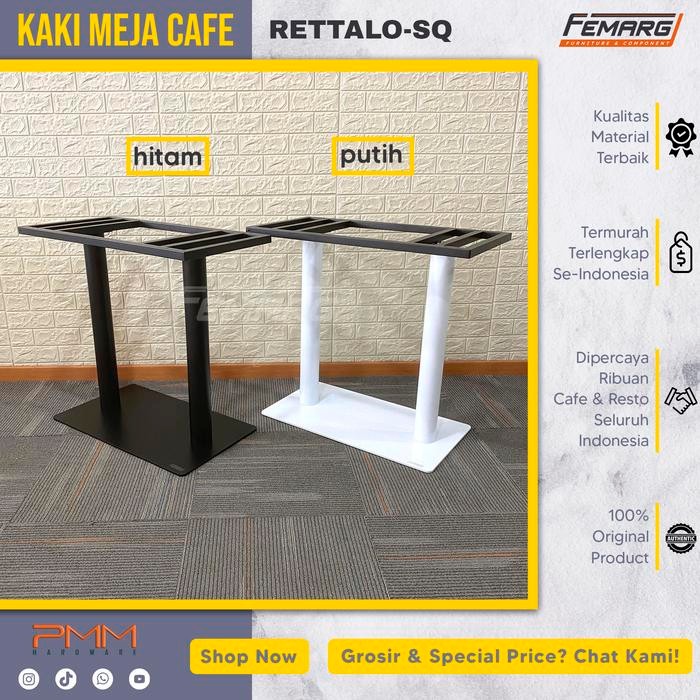 kaki meja FEMARG rettalo-SQ cafe restoran foodcourt antik besi