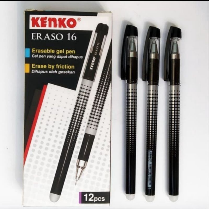 

Pulpen Kenko Eraso 16 (Erasble) (1pak/12pcs)