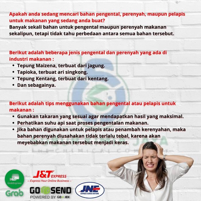 

Produk Viral Tepung Kentang / Potato Starch Ex Holland 1 Kg Cod