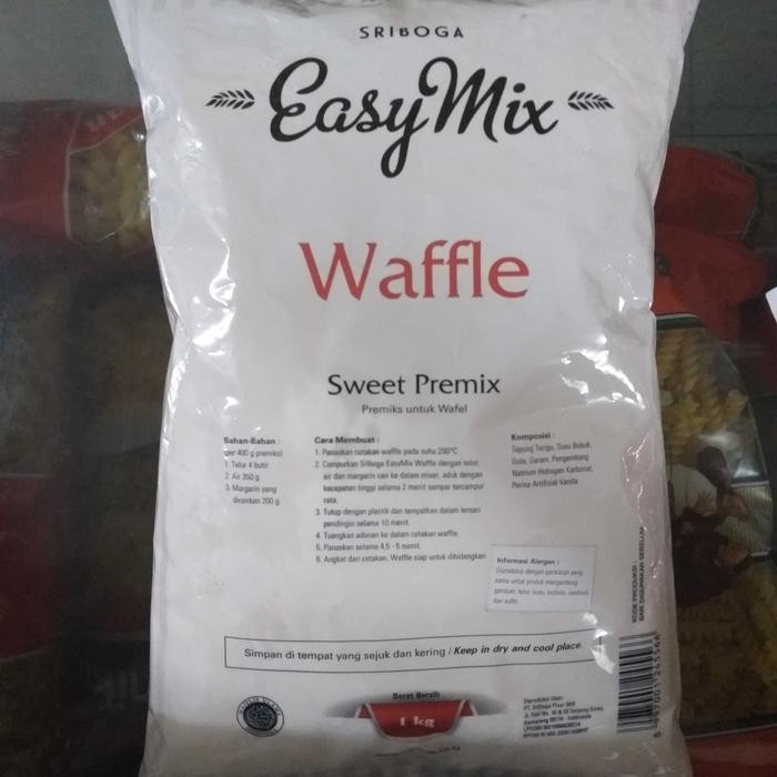 

Viral Sriboga Easymix Waffle 1Kg Tepung Premix Packing Aman