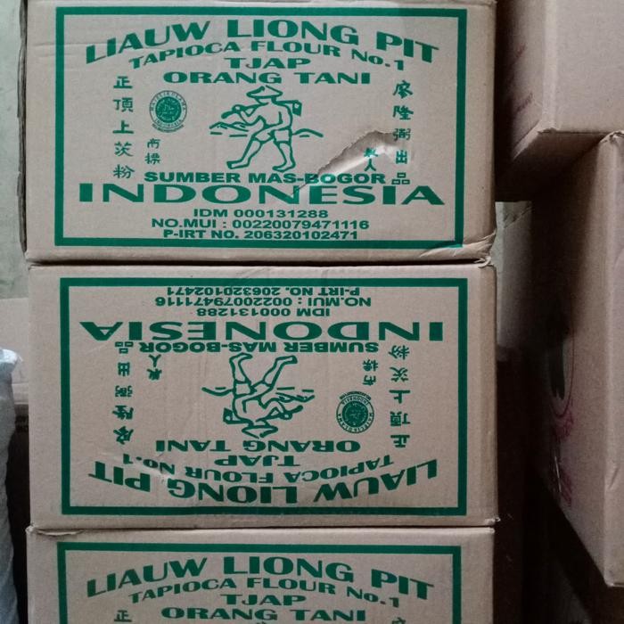 

Produk Terbaru Tepung Tapioka Liauw Liong Pit / Sagu Cap Tani (1Kg) Cod