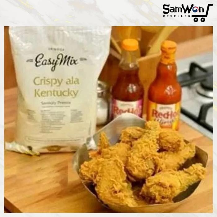 

Viral Sriboga Easymix Crispy Ala Kentucky 1Kg - Tepung Ayam Goreng Packing Aman