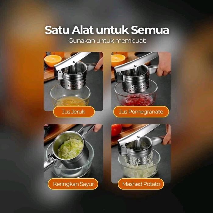 Alat Peras Pemeras Jeruk Nipis Perasan Jus Lemon Lime Buah Kentang Wortel Hand Press Juicer Dapur