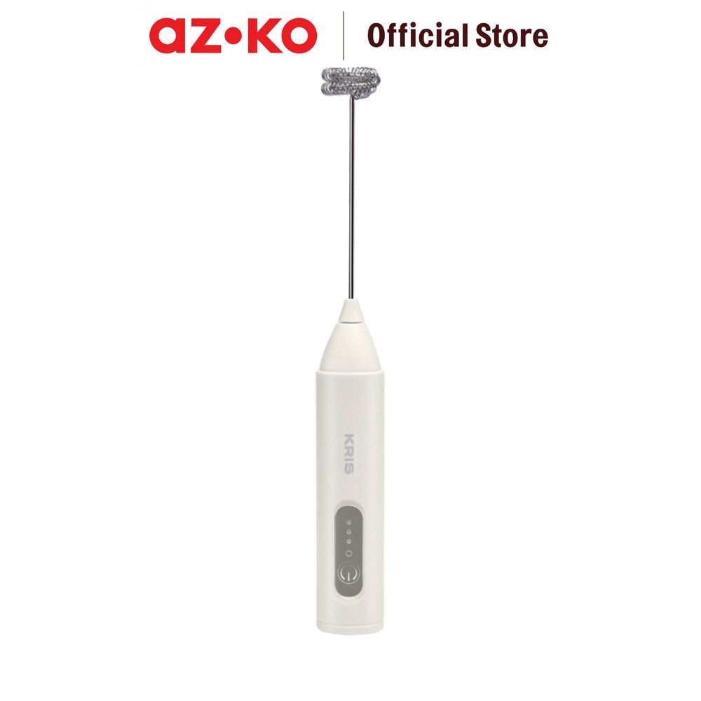 Azko Kris Milk Frother Handheld 400 Mah Pembuat Busa Susu
