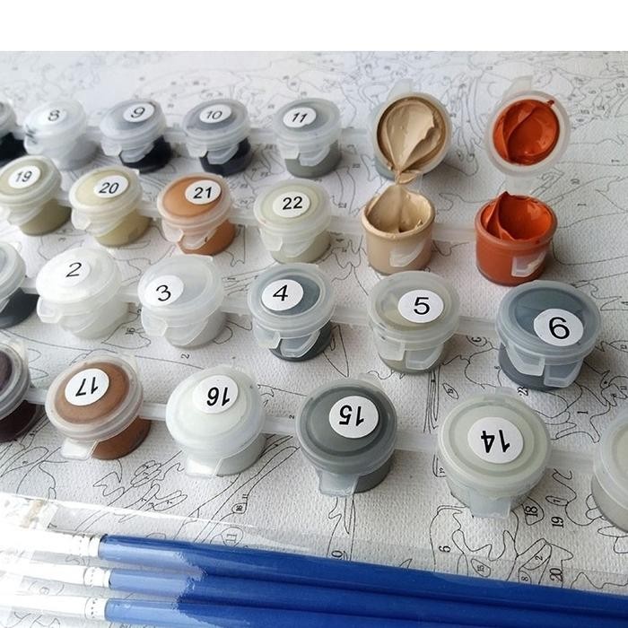 

Home Decor Canvas Paint By Number Kit Digital Oil Painting #Gratisongkir