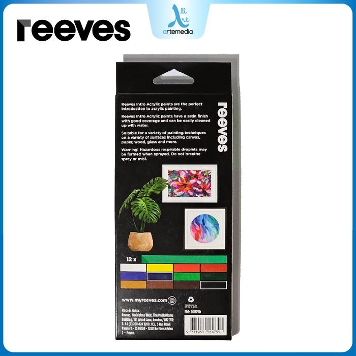 

Reeves Intro Acrylic Paint Color Tube Set Cat Akrilik #Gratisongkir