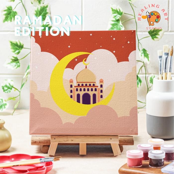 

Painting By Number Kit Lukisan Masjid Al Aqsa Hampers Ramadhan Art Set #Gratisongkir