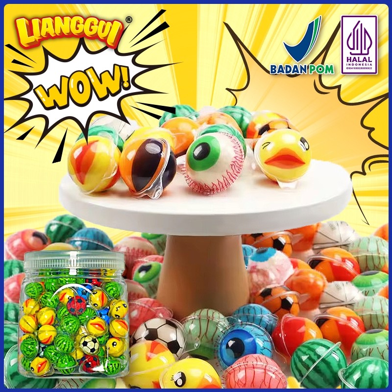 

120pcs Permen Lunak Mini Mix - 5 Rasa (Mangga, Jeruk, Apel, Anggur, Stroberi) Viral Cemilan