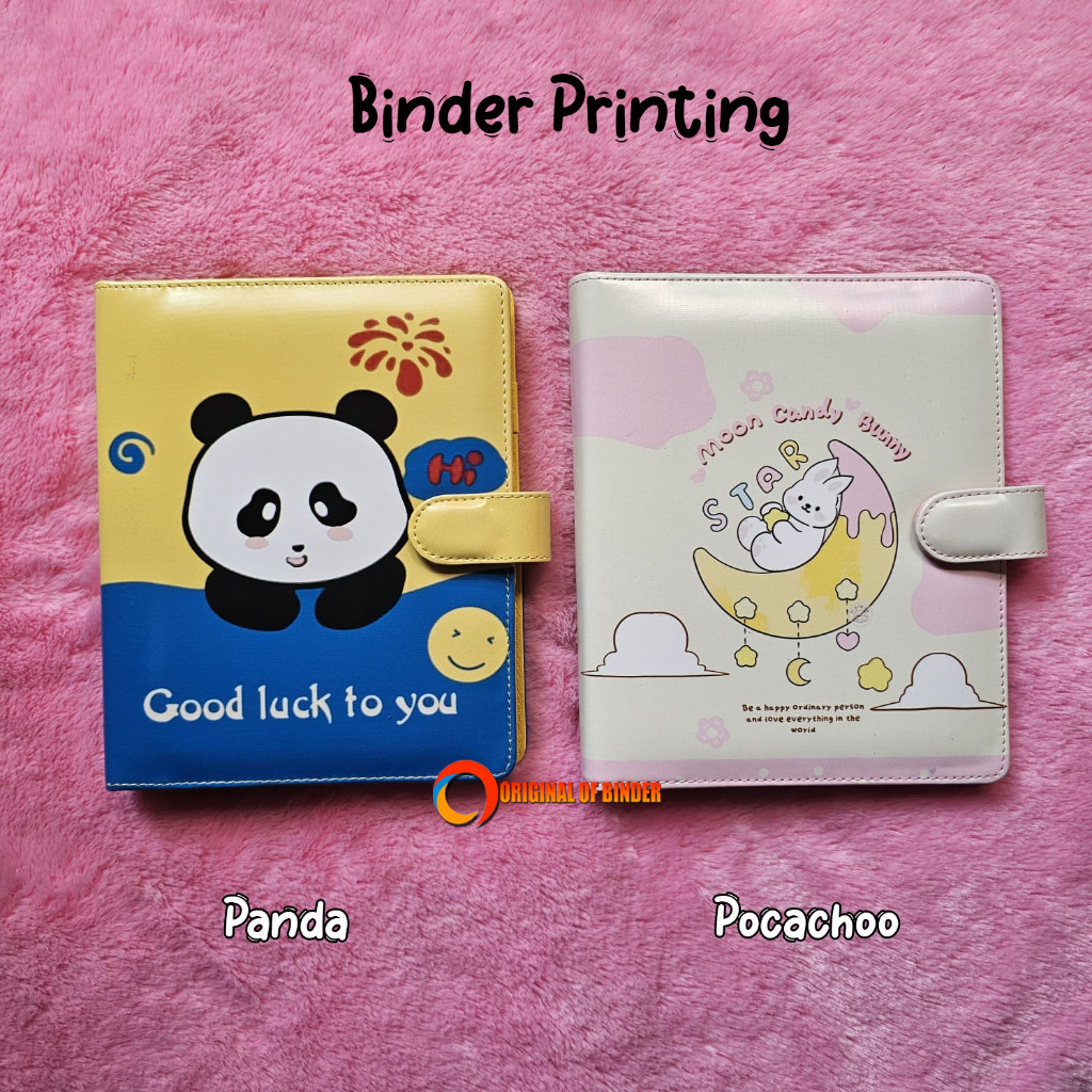 

Binder Printing Motip Kartun, ukuran A5/20 holes & B5/26 holes