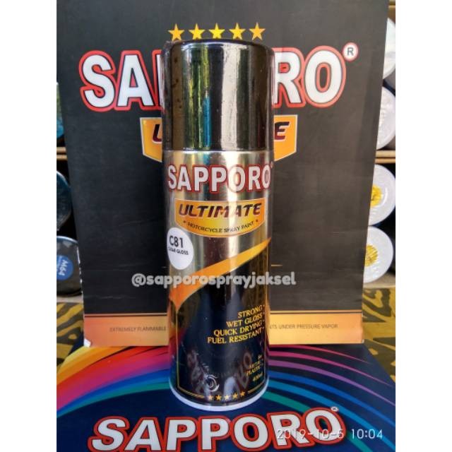 Sapporo Ultimate Clear Gloss C81 / Sapporo Spray
