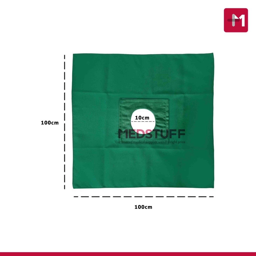 Duk Lubang Kain Operasi 100cm x 100cm