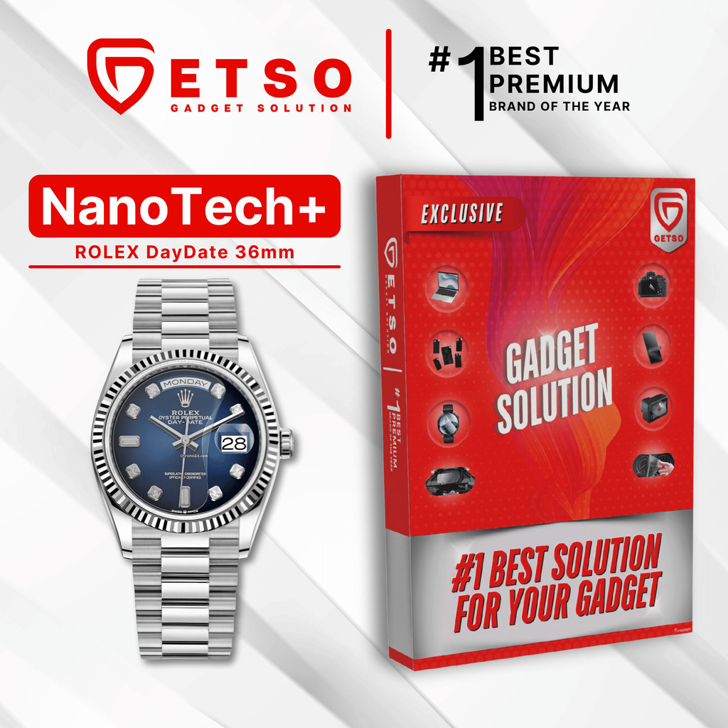 GETSO EPU BIO GENESIS Hydrogel for Rolex Day Date 36mm / Screen Guard (Nanotech+ 100% Recycle) Premi