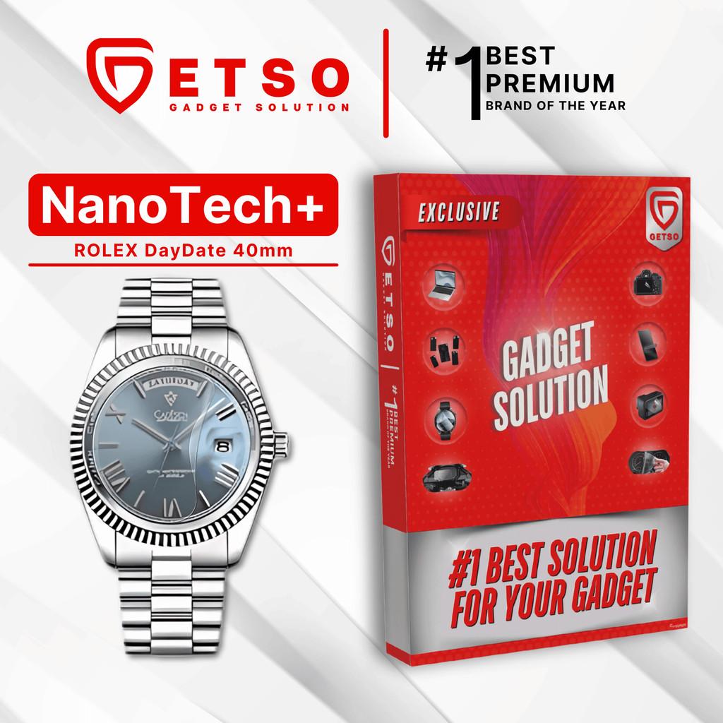 GETSO EPU BIO GENESIS Hydrogel for Rolex Day Date 40mm / Screen Guard (Nanotech+ 100% Recycle) Premi