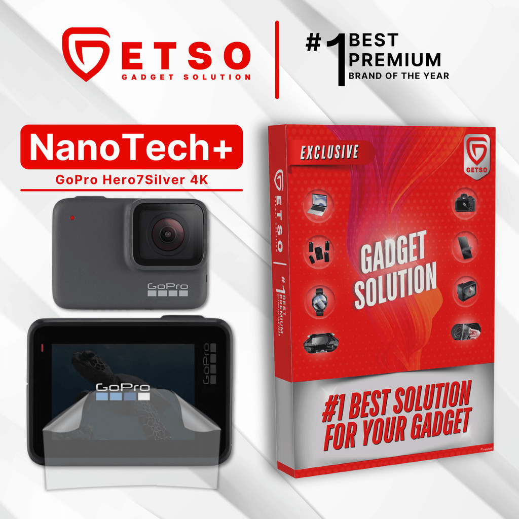 GETSO EPU BIO GENESIS Hydrogel for GoPro HERO7 Silver 4K / Screen Guard (Nanotech+ 100% Recycle) Pre