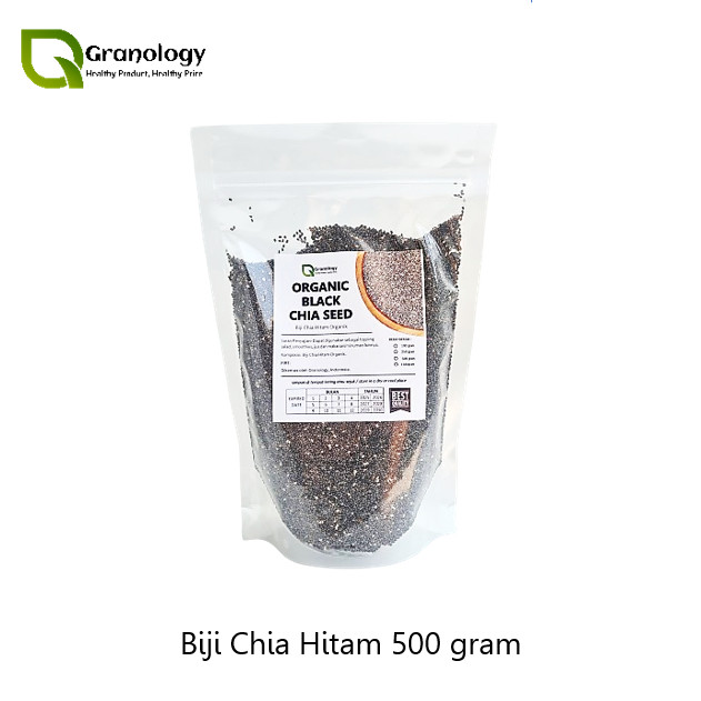 

Organic Black Chia Seed / Biji Chia Hitam Organik (500 gram) by Granology