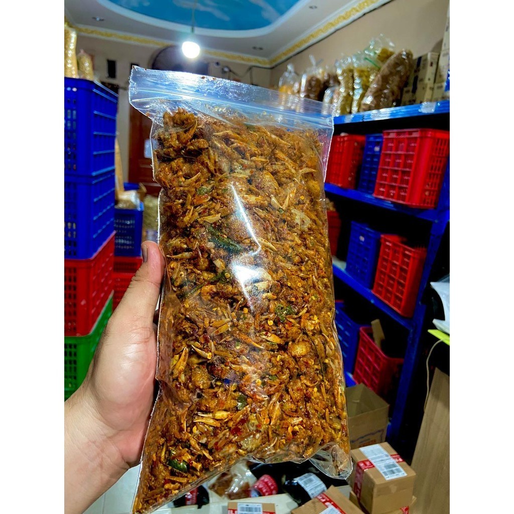 

baby crab crispy pedas daun jeruk netto 100 gram