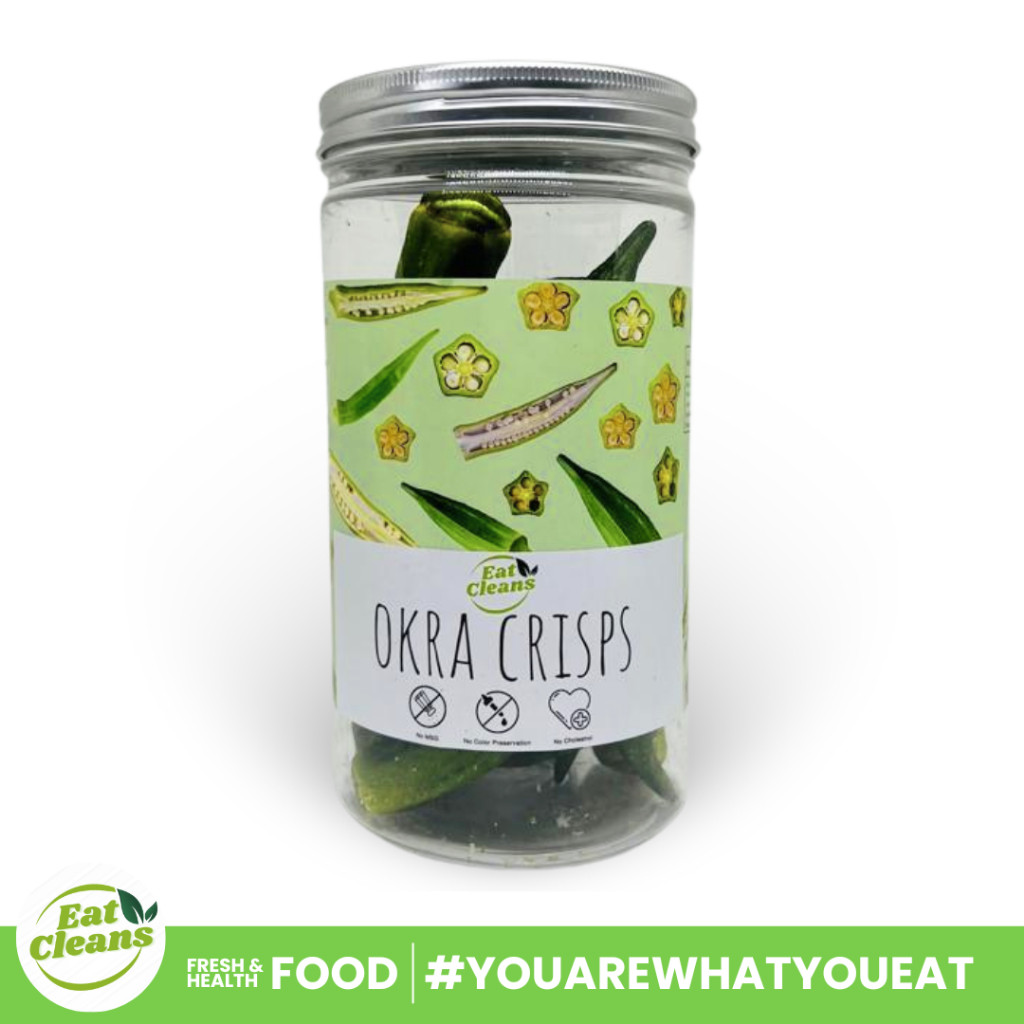 

Keripik Okra Premium - Keripik Sayur Okra Krispi - Cemilan Diet Snack Sehat Rendah Kalori - Okra
