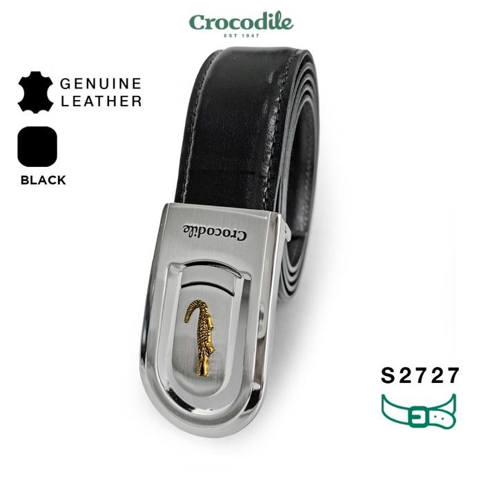 Crocodile S2727 - Ikat pinggang kulit pria Leather original