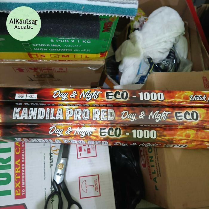 PREMIUM Kandila Pro Red Day and Night ECO 1000 Lampu Celup Aquarium 3 Mode
