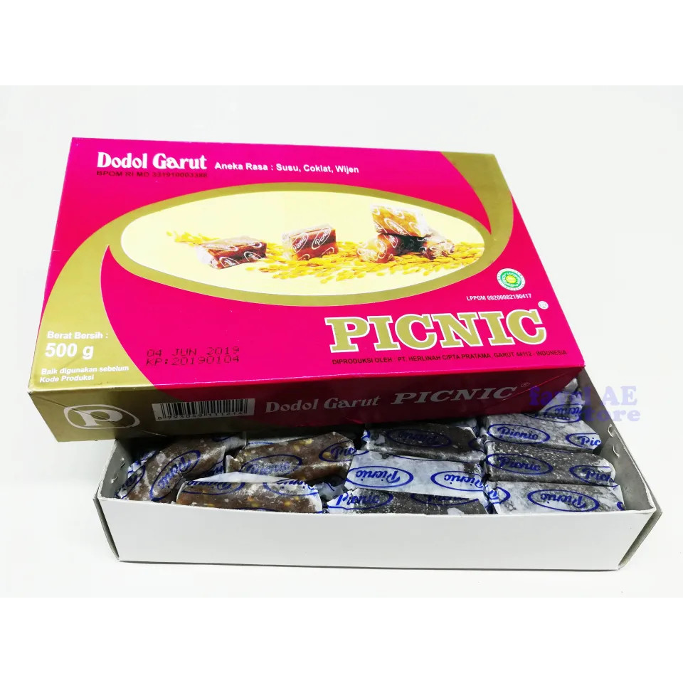 

Dodol Garut Picnic Aneka Rasa Original 500gr Klasik Legendaris Oleh Oleh Khas Garut