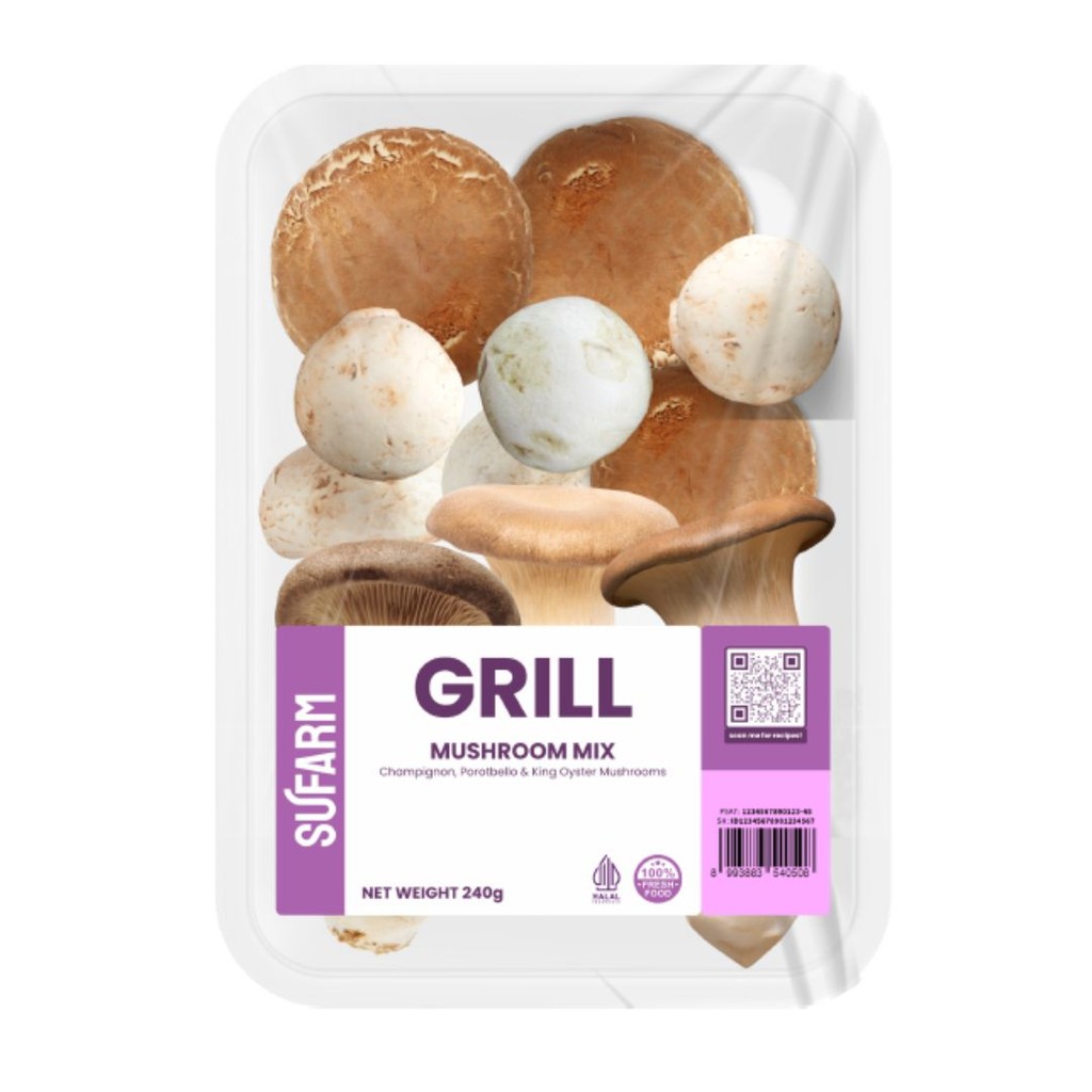 

Mix Mushroom for Grill Impor Impor 200 gram