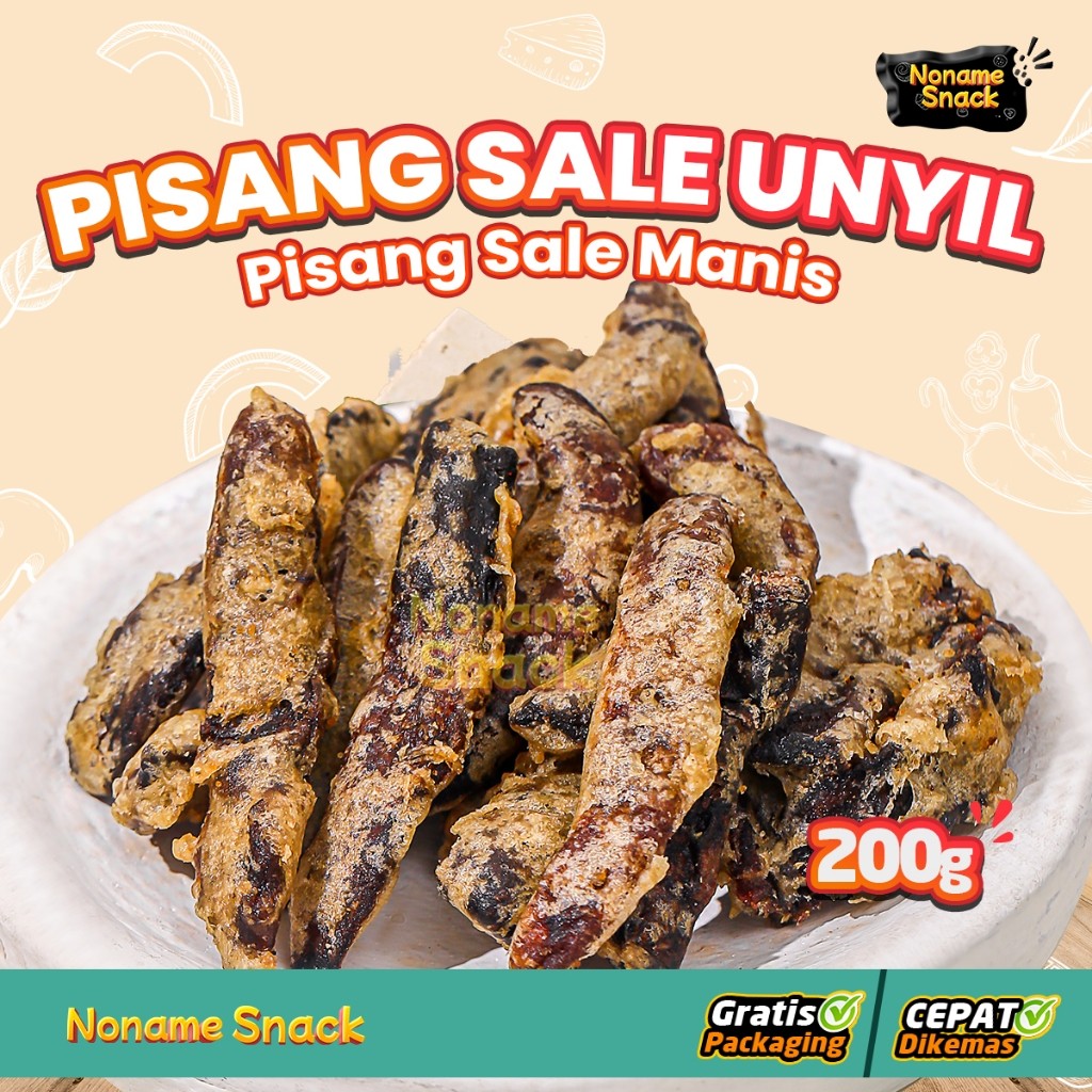 

NoName Snack - Pisang Sale Unyil Tepung Grosir 200Gr