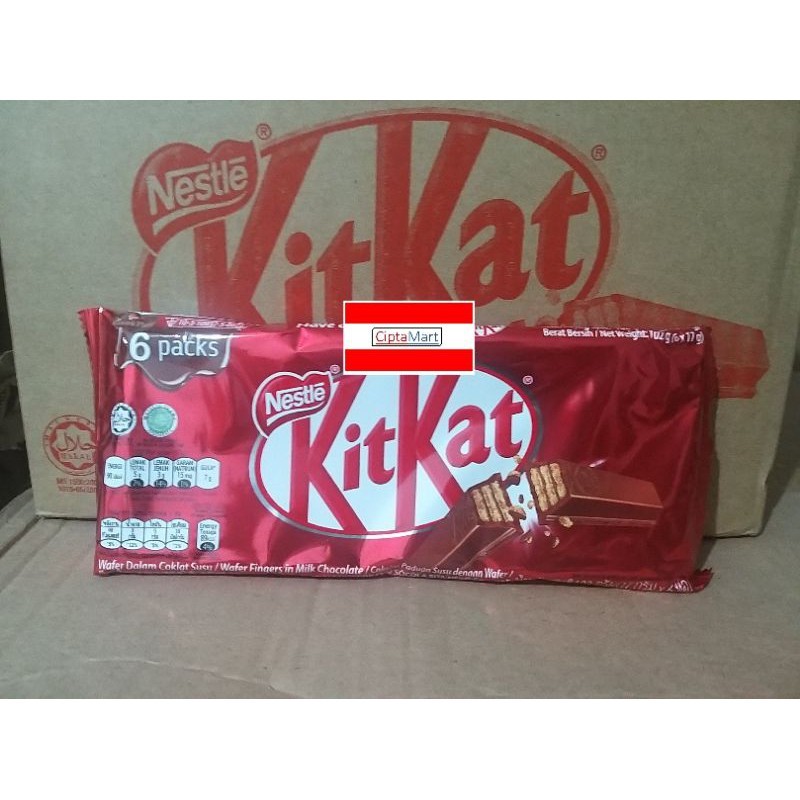 

Nestle KitKat 6 packs (6x17gr)