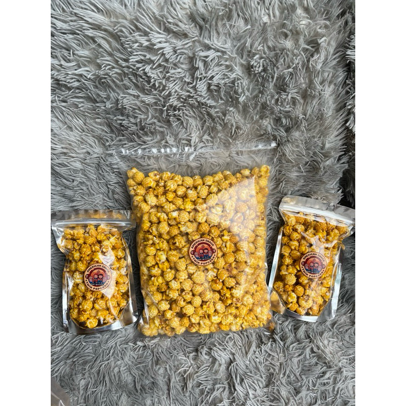 

POPCORN CARAMEL JUMBO MUSHROOM - Twin popcorn - Neto 500gr Termurah Crispy- Makanan Ringan - Camilan