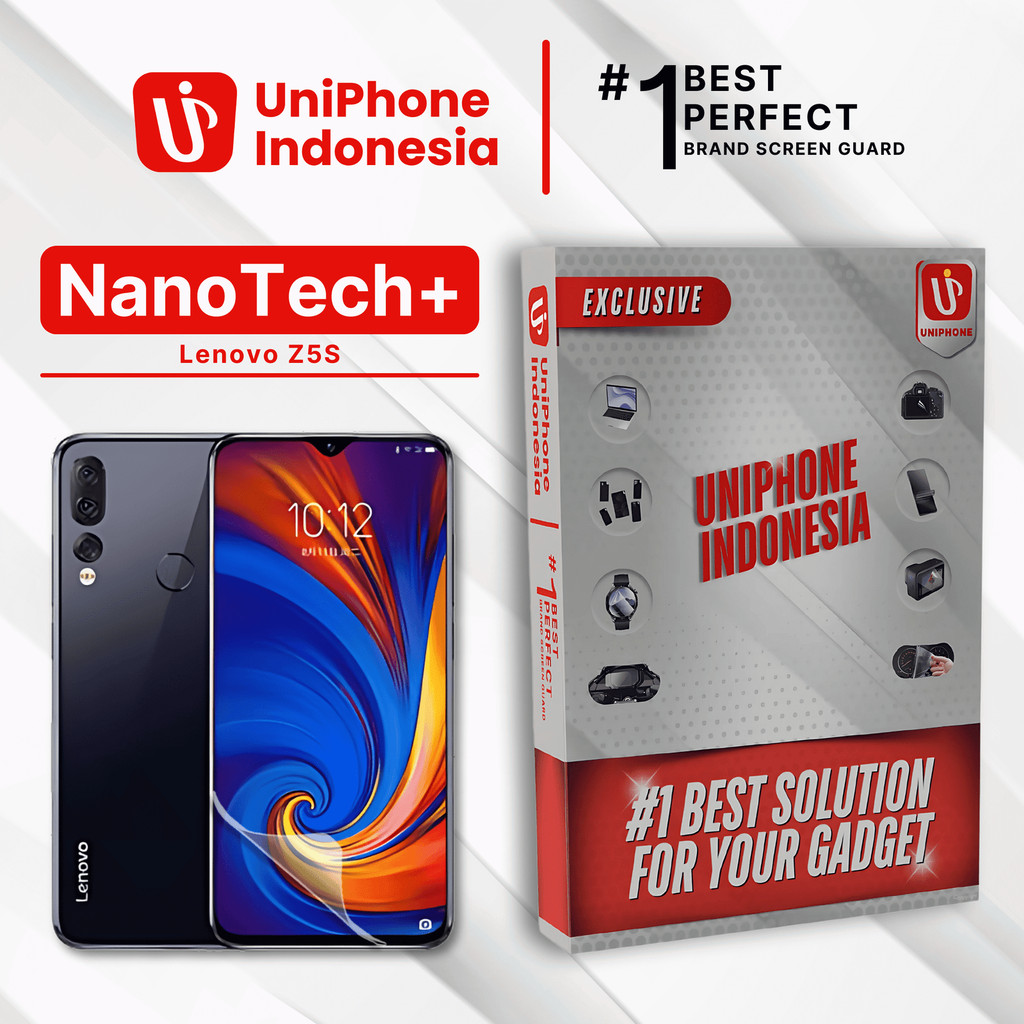 UniPhon EPU BIO GENESIS Hydrogel for Lenovo Z5s / Screen Guard (Nanotech+ 100% Recycle) Premium Hidr