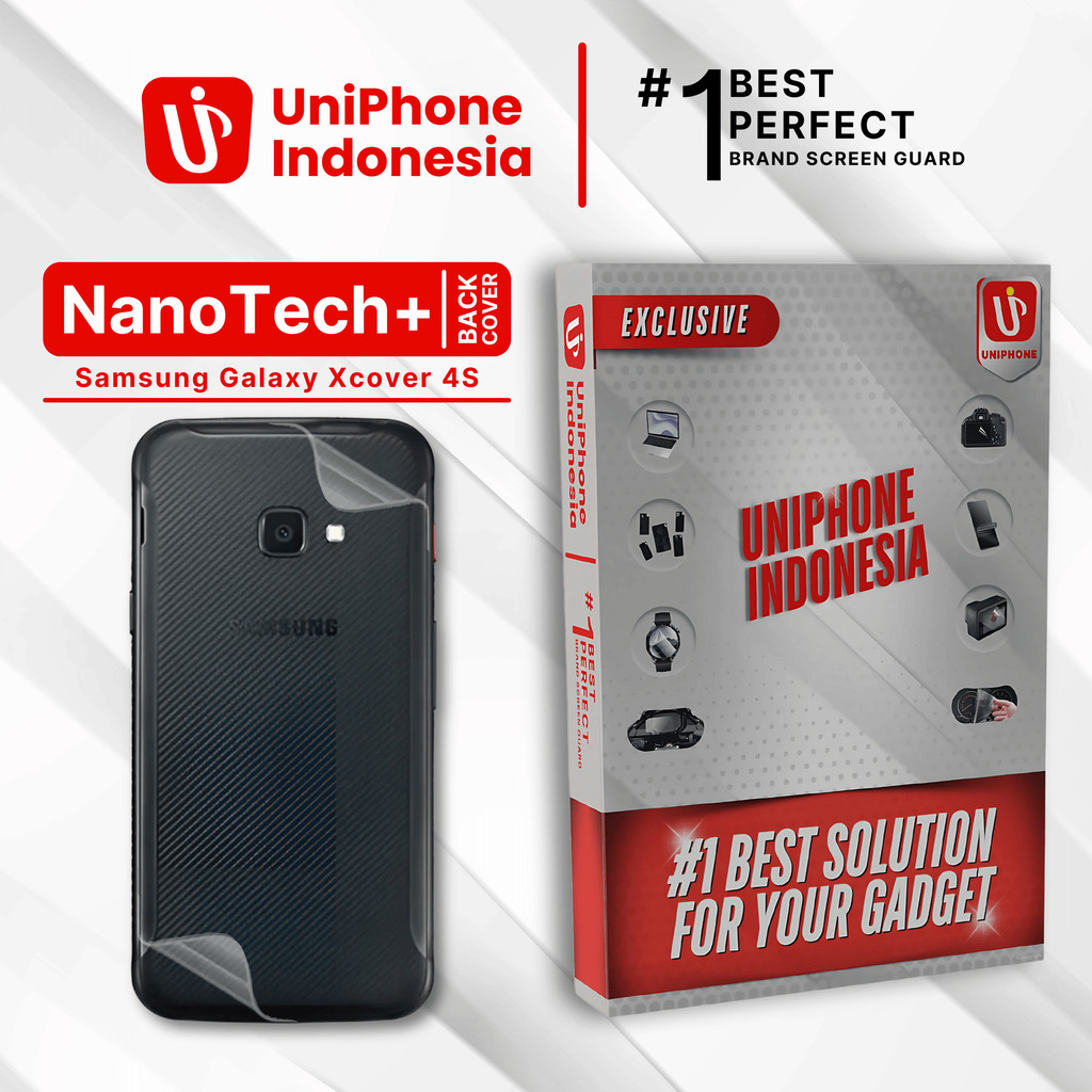 UniPhon EPU BIO GENESIS Hydrogel for Samsung Galaxy Xcover 4s / Back Cover Guard (Nanotech+ 100% Rec