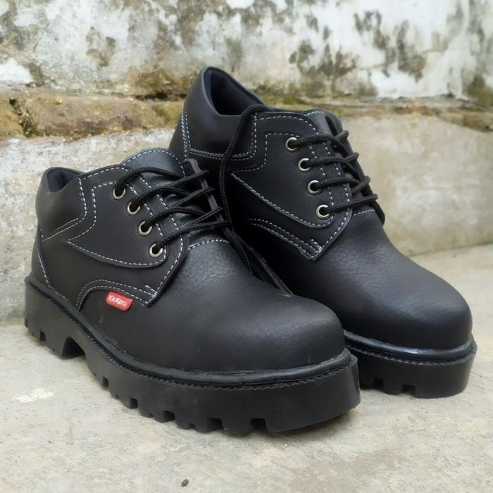 New Sepatu Safety Kulit Omega Murah Ujung Besi King Kickers Gregor Kitchen dapur kantor proyek
