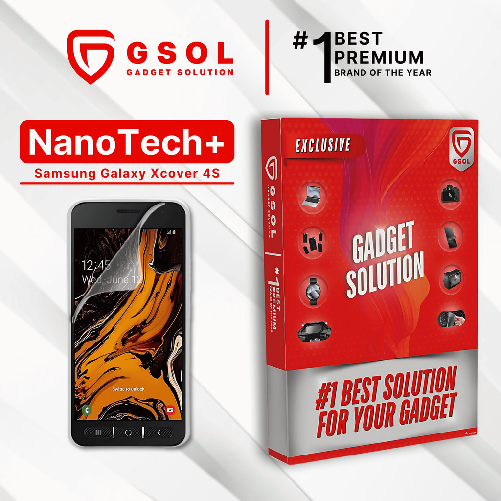 GSOL EPU BIO GENESIS Hydrogel for Samsung Galaxy Xcover 4s / Screen Guard (Nanotech+ 100% Recycle) P