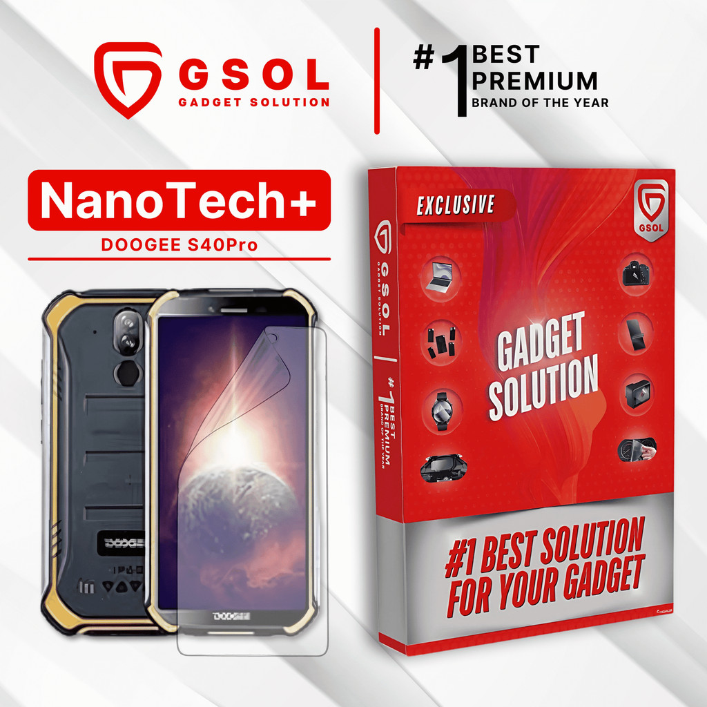 GSOL EPU BIO GENESIS Hydrogel for DOOGEE S40 Pro / Screen Guard (Nanotech+ 100% Recycle) Premium Hid