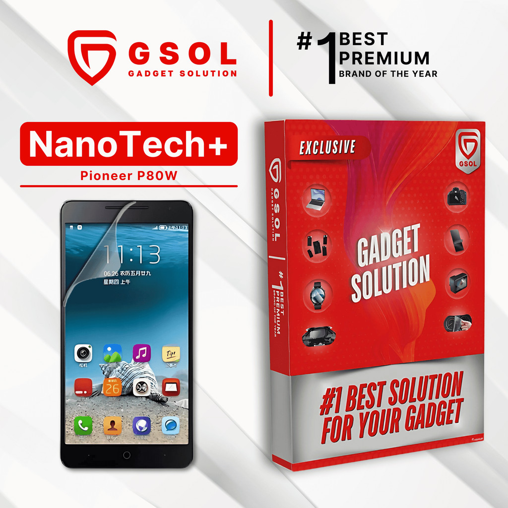 GSOL EPU BIO GENESIS Hydrogel for Pioneer P80W / Screen Guard (Nanotech+ 100% Recycle) Premium Hidro