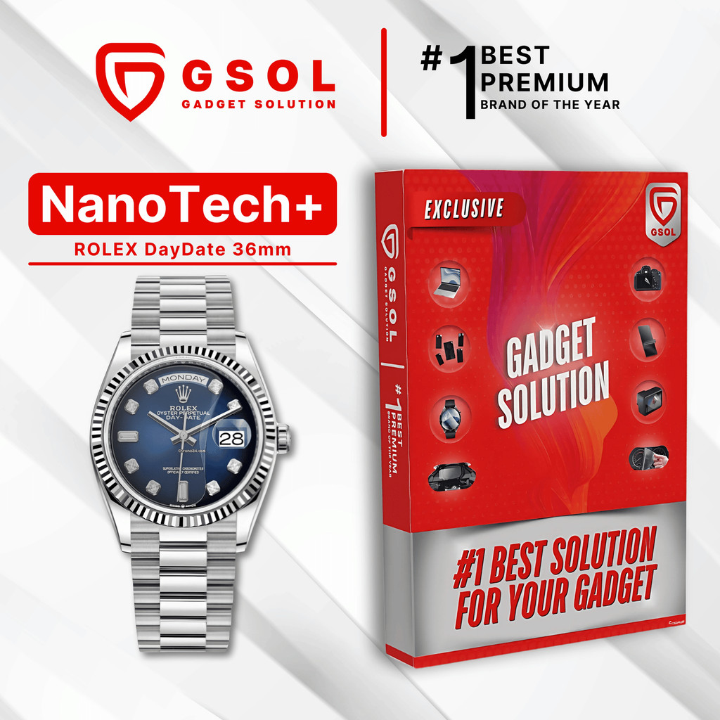 GSOL EPU BIO GENESIS Hydrogel for Rolex Day Date 36mm / Screen Guard (Nanotech+ 100% Recycle) Premiu