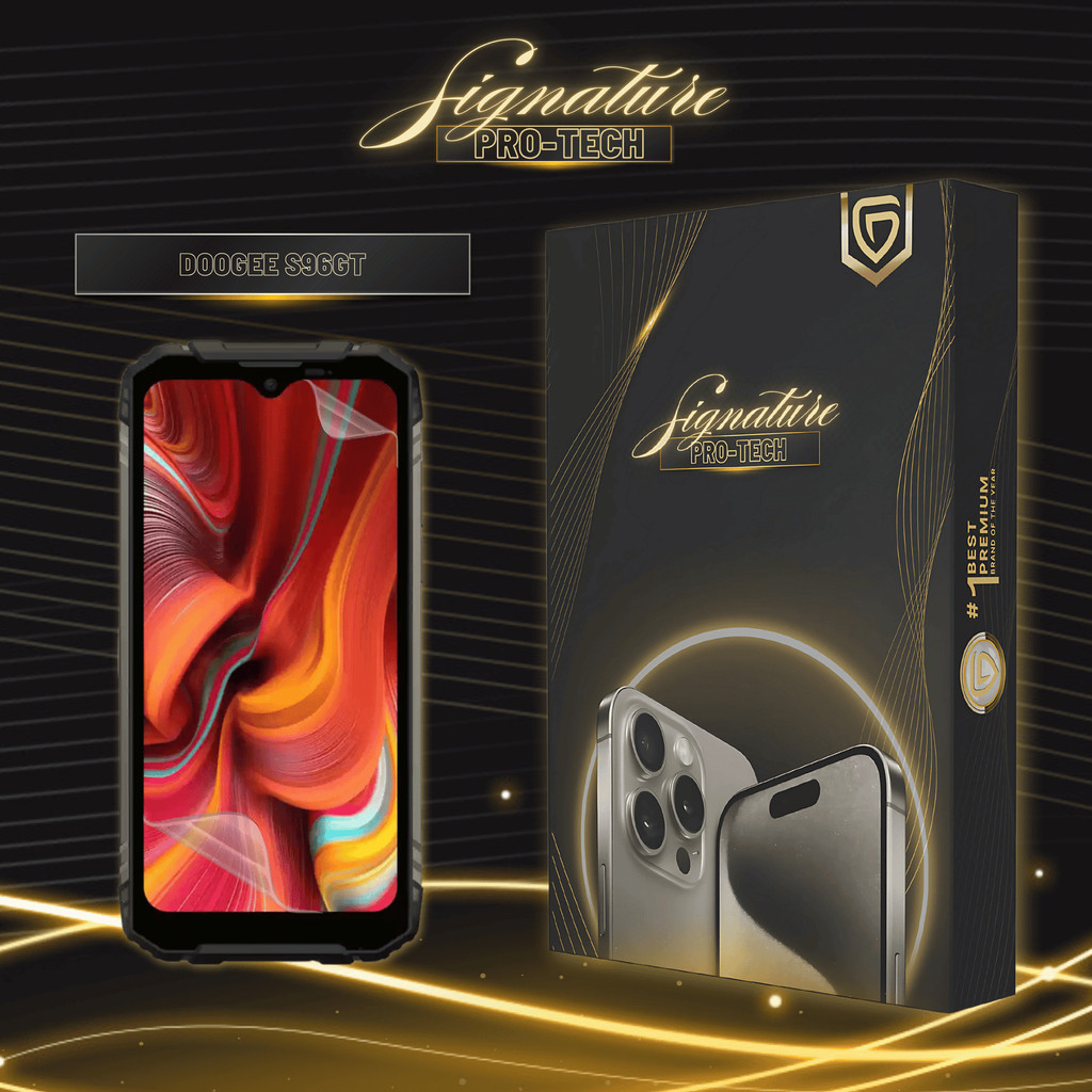 GSOL SIGNATURE PRO-TECH - Premium Anti-Scratch Protector for DOOGEE S96 GT / Screen Guard Case Frien