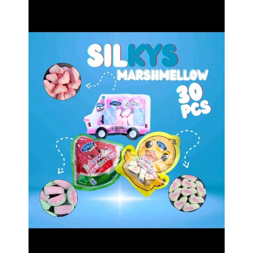 

Paket 30 pcs silkys marshmallow