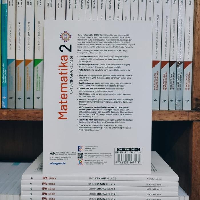

TERBARU!!! BUKU MATEMATIKA KELAS 10 11 12 SMA KURIKULUM MERDEKA ERLANGGA READY