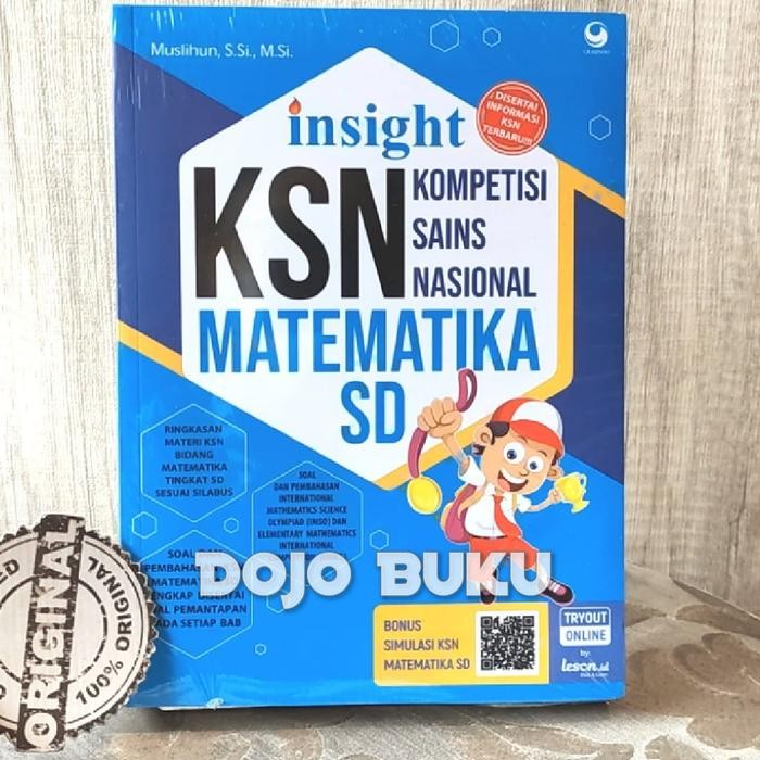 

TERLARIS BUKU INSIGHT KSN MATEMATIKA SD BY MUSLIHUN, S.SI. READY