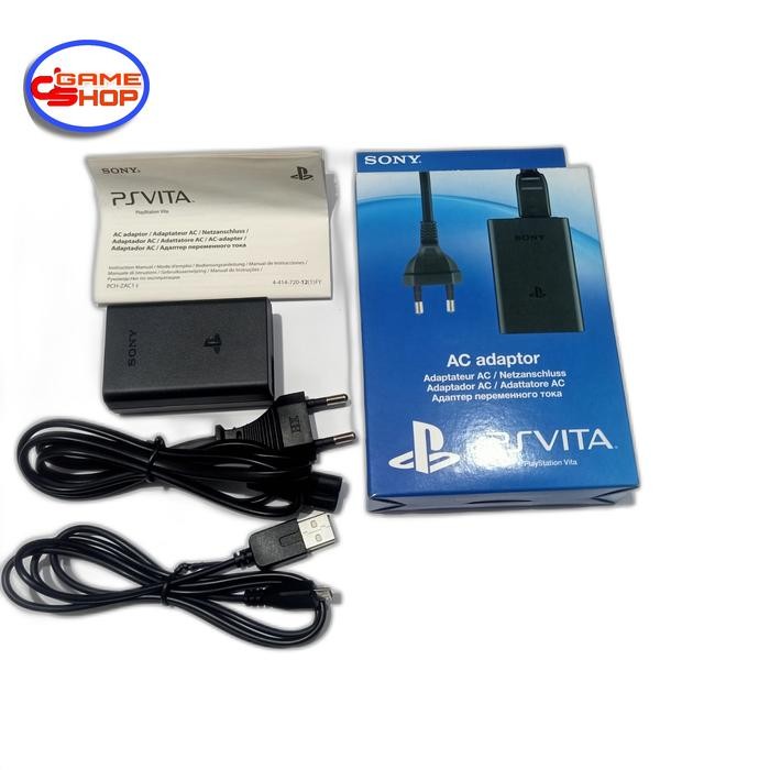 PROMO ORIGINAL ADAPTOR CHARGER PS VITA SLIM PSVITA SLIM READY