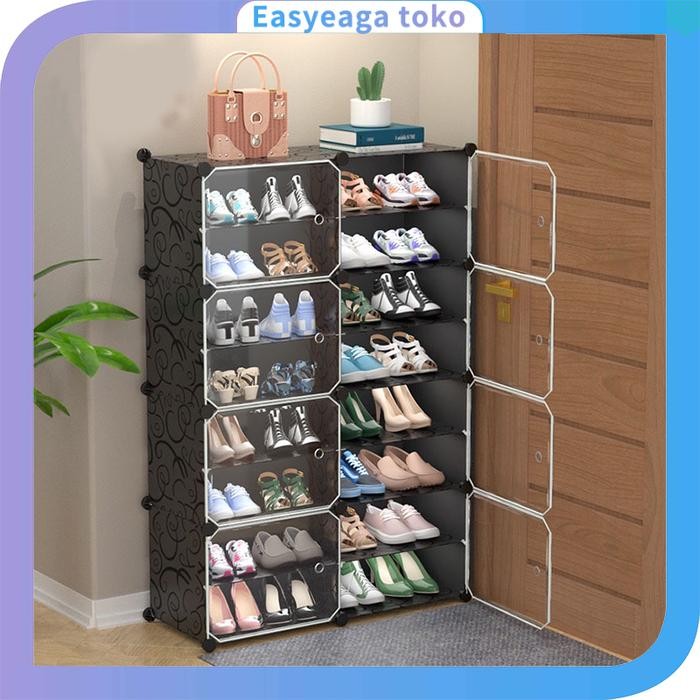 Terbaru Kotak Sepatu Susun Model Laci / Rak Plastik Sepatu