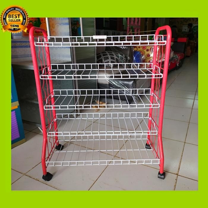 Terbaru Rak Sepatu Besi 5 Susun