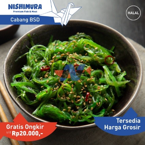 

Chuka Wakame / Rumput Laut / Seaweed seperti di Restoran masakan Jepang / Sushi / Korea by
