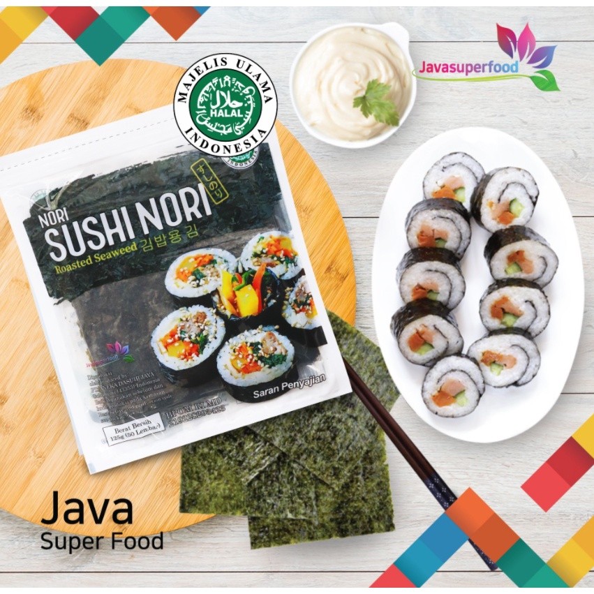 

Sushi Nori HALAL Seaweed Rumput Laut Sushi Untuk Kimbab/ Gimbab
