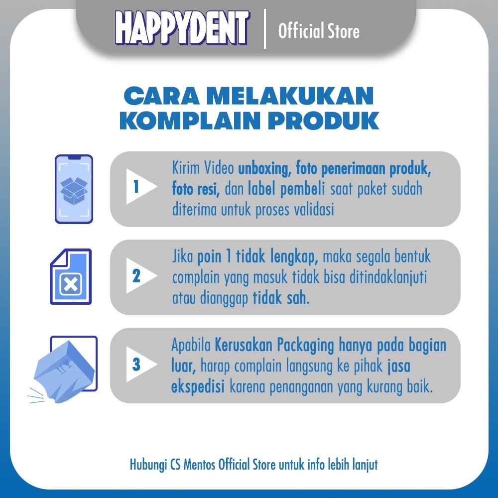 

Happydent Cool White Pocket Bottle 28g - Permen Karet Rasa Mint (3 Bottles)